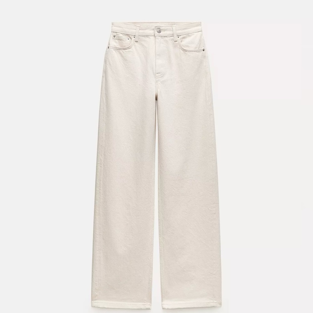 Zara Women's Ecru Jeans